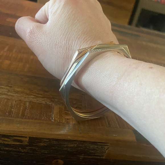 Kendra Scott Aubrey Mix Metals Bangle Bracelet Set. One Size. - Picture 6 of 6